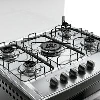 Fogão 5 Bocas Embutir Dako Supreme Mesa De Inox Bivolt - 3