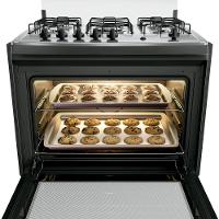 Fogão 5 Bocas Embutir Dako Supreme Mesa De Inox Bivolt - 5