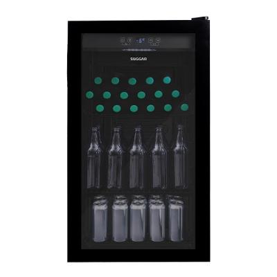 Cervejeira 98L Preto 110V com Porta de Vidro Duplo e Controle Eletrônico de Temperatura Suggar