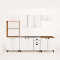 Cozinha Americana 5 Peças Branco Amoudi Móveis Branco - 2