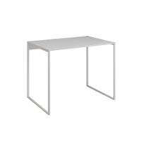 Escrivaninha Industrial Office Branca 120x53 Grécia Base Ferro Branco - 2