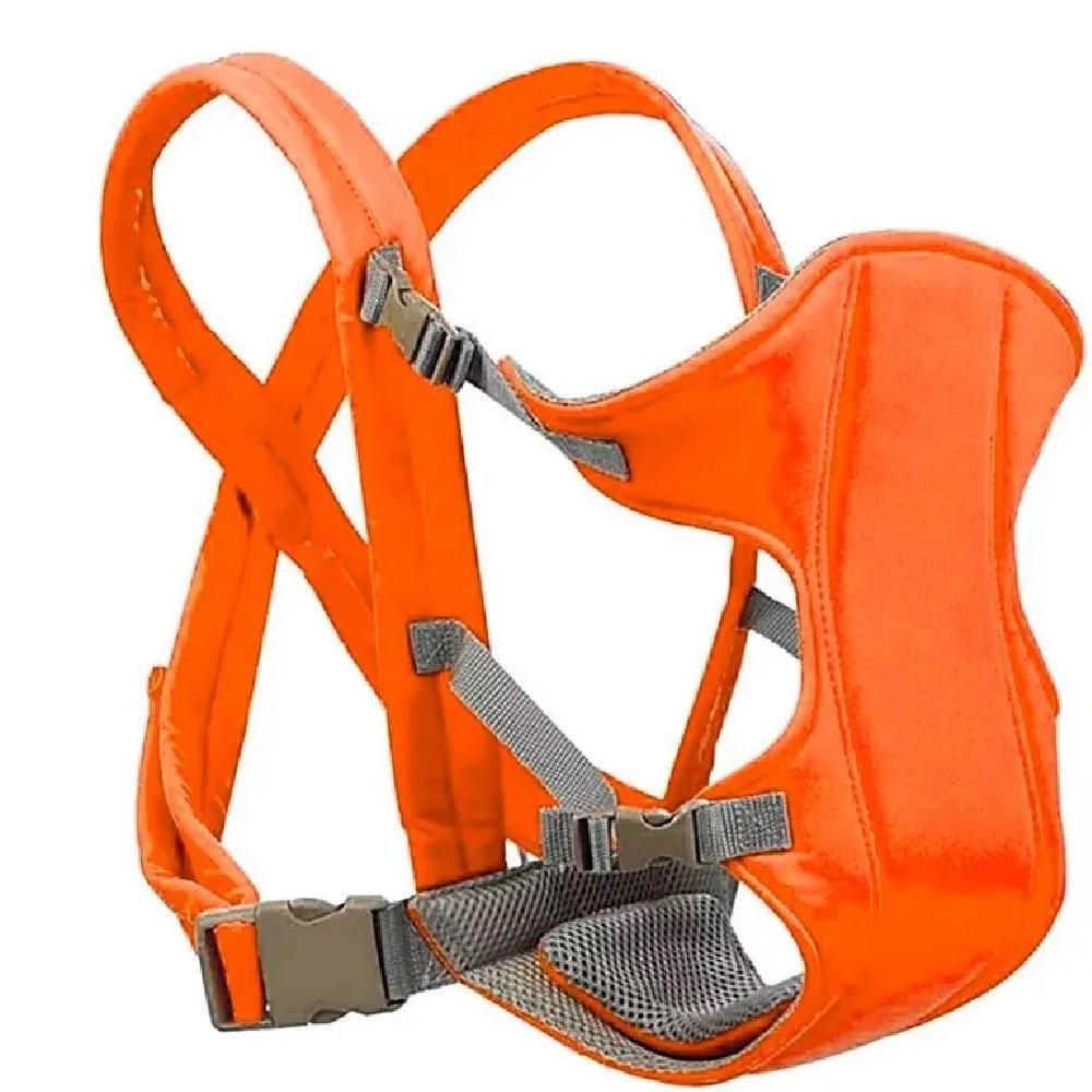 Canguru Baby Carriers Passeio Carregador Ergonomico Bebe Ate 15kg Ajustavel Conforto Laranja - 4