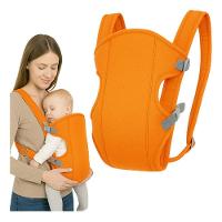 Canguru Baby Carriers Passeio Carregador Ergonomico Bebe Ate 15kg Ajustavel Conforto Laranja - 1