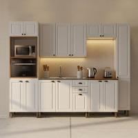 Cozinha Americana 6 Peças Branco Amoudi Móveis Branco - 1