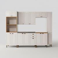 Cozinha Americana 6 Peças Branco Amoudi Móveis Branco - 2