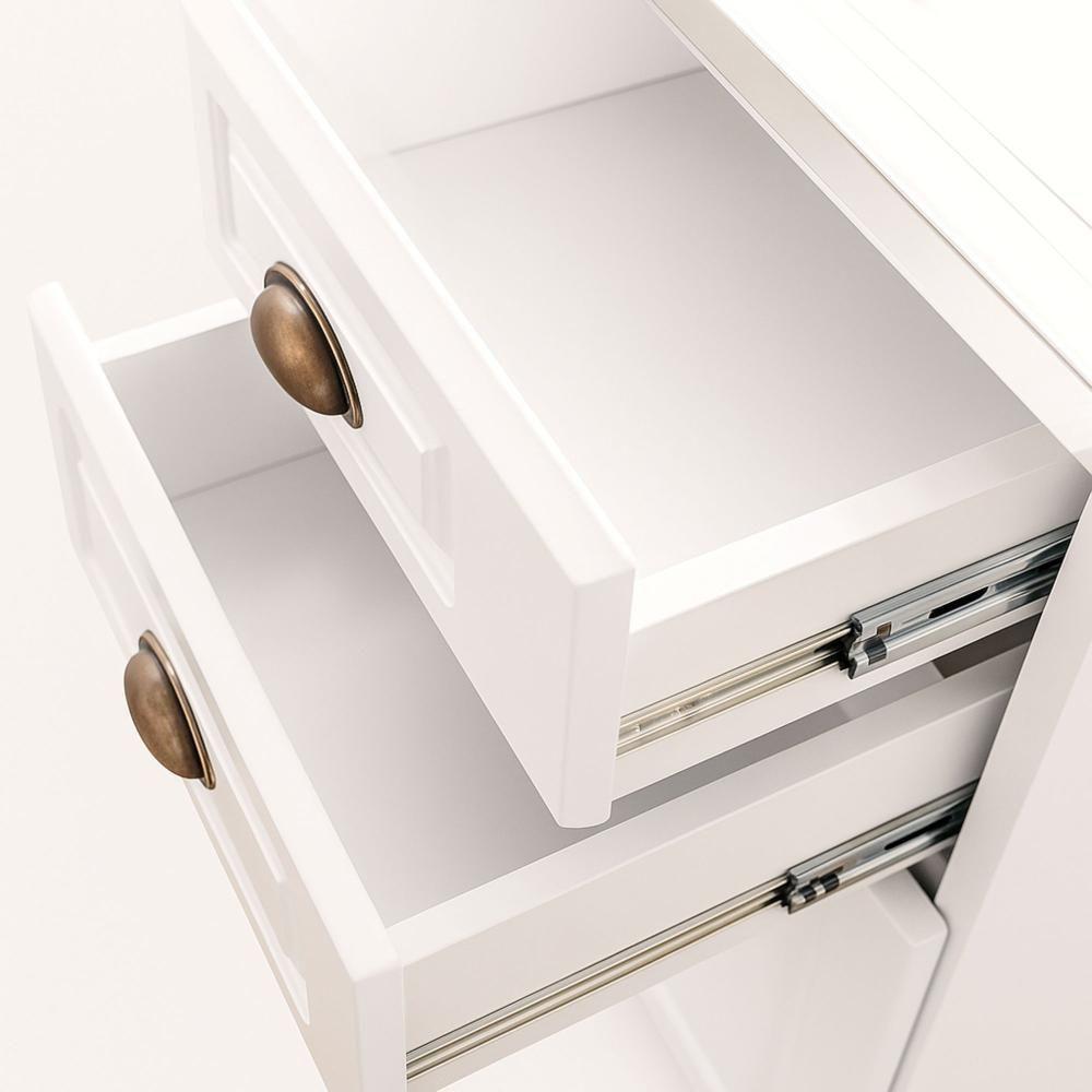 Cozinha Americana 3 Peças Com Torre Quente Branco Amoudi Móveis Branco - 2