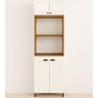 Cozinha Americana 3 Peças Com Torre Quente Branco Amoudi Móveis Branco - 5