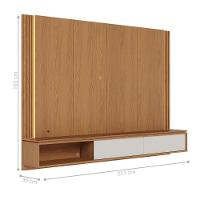 Conjunto Buffet Com Painel Tv Noir Freijo Off White Matte - 5