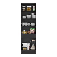 Paneleiro Com Rodapé 2 Portas Veneza Gb Multimóveis Mp2121 Preto - 3