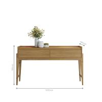 Conjunto Aparador Buffet Para Sala 3 Gavetas Cadiz Hannover Fendi + Aparador Para Sala 2 Gavetas Cadiz Hannover - 5