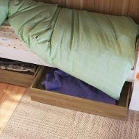 Cama Beliche Infantil Bicama Menino Menina 2,32m Com Escada, Nichos E Gavetas Com Rodas Branco Com Aveiro Oak - 3