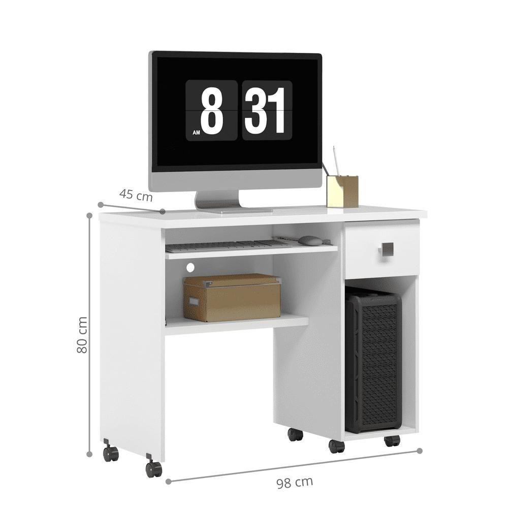 Mesa Computador Luanda Branco - 2