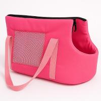 Mala Transporte Pet Dobravel Mochila Rosa Gato Cao Gatinho Carro Passeio Bolsa Compacta Viagem Petshop - 3