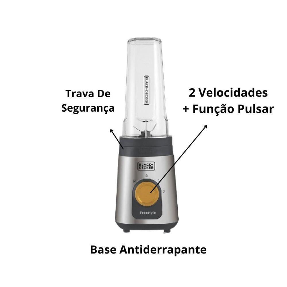 Liquidificador E Mini Processador Pessoal Black+decker 220V - 3