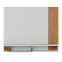 Conjunto Aparador Com Home Tv Noir Off White Matte Freijo - 8