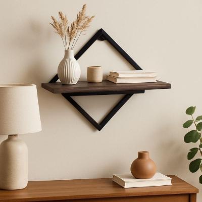 Prateleira Decorativa Parede Industrial De Ferro Nicho