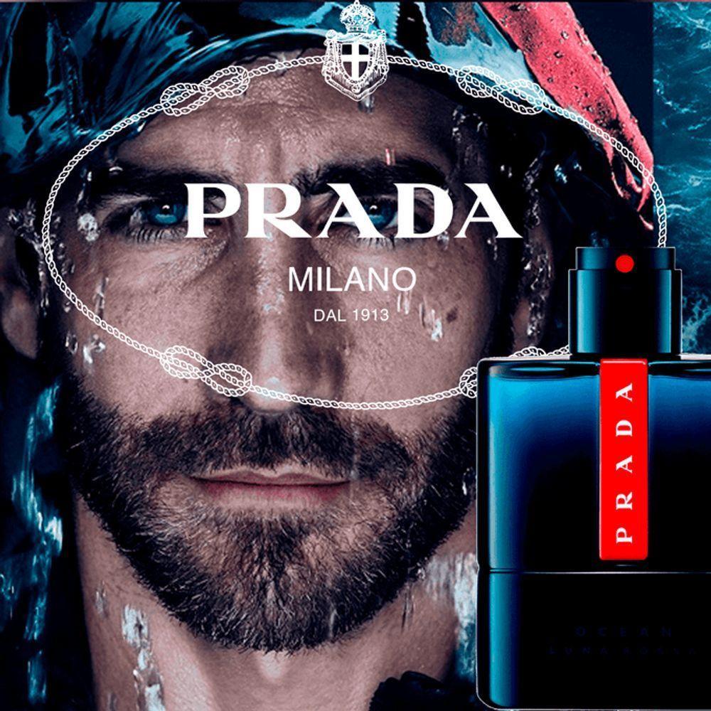 Prada Luna Rossa Ocean Eau De Toilette - Perfume Masculino 150ml - 5
