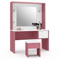 Penteadeira Infantil Bombonera Branco-rosa - 2