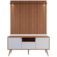 Painel Jequitiba Ripado 3d Bancada Toronto Jequitiba-off White - 1