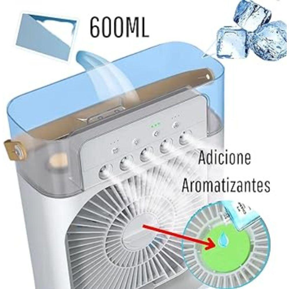 Ventilador Portátil De Mesa Mini Ar Condicionado Umidificado - 2