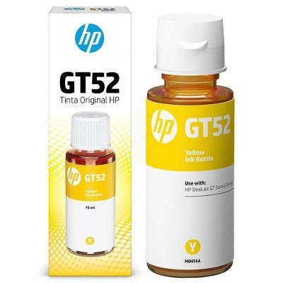 Tinta Impressora Refil Original Hp Gt52 Amarela 70ml