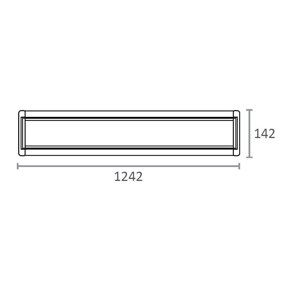 Luminária Led Taschibra Tl Slim 20 De Embutir 40w Bivolt Preta 4000k Luz Neutra - 4