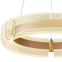 Lustre Pendente Nordecor Dalen 2959 60cm Ouro Brilho Bivolt Dourado - 2