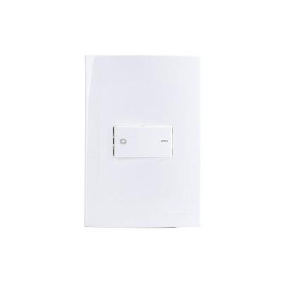 Interruptor Bipolar Simples Margirius Sleek 25a Com Placa 4x2 Branco