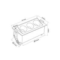 Spot De Embutir Nordecor Downlight Powerus Led Direcionável Alto Irc 90 6w Bivolt Branco 3000k - 5