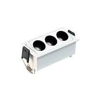 Spot De Embutir Nordecor Downlight Powerus Led Direcionável Alto Irc 90 6w Bivolt Branco 3000k - 6