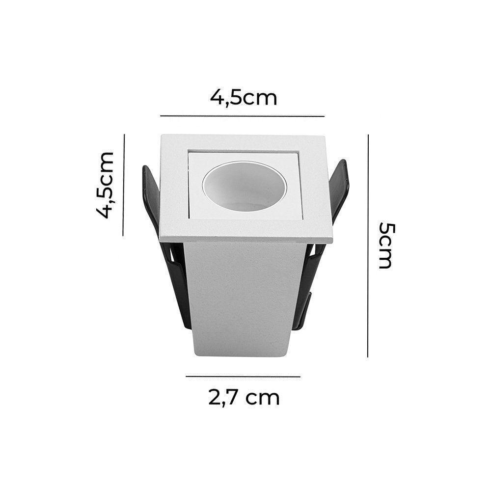 Spot De Embutir Nordecor Downlight Powerus Led Alto Irc 90 2w Bivolt Lente Branca 4000k - 5