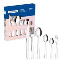 Jogo De Talheres 36 Peças Tramontina Malibu 23799016 Inox - 1