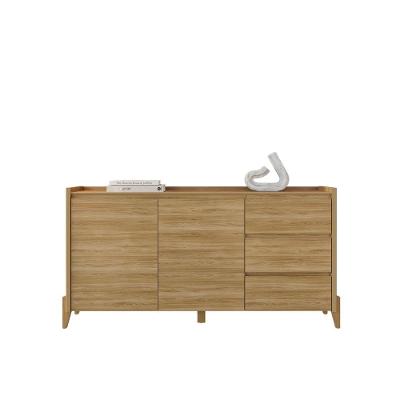 Aparador Buffet Para Sala 3 Gavetas Cadiz Hannover