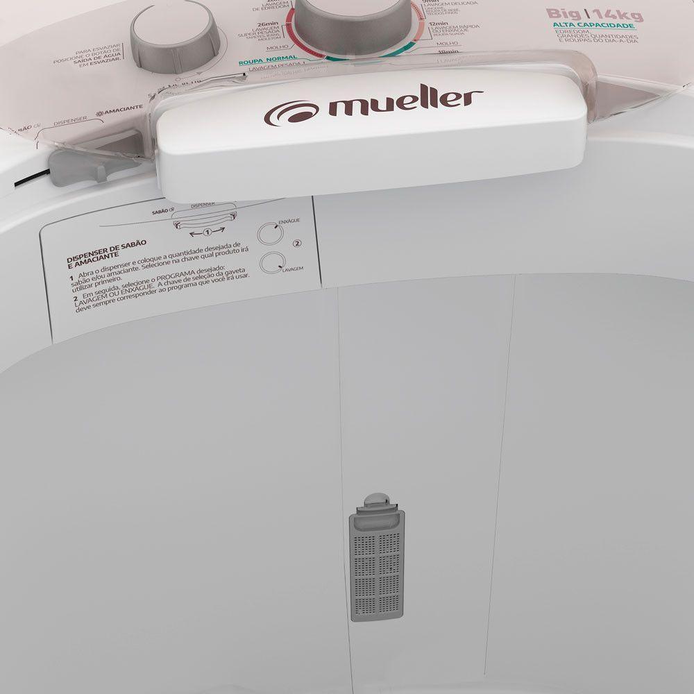 Lavadora De Roupas 14 Kg Big 60.0058 Mueller Branco 110V - 3