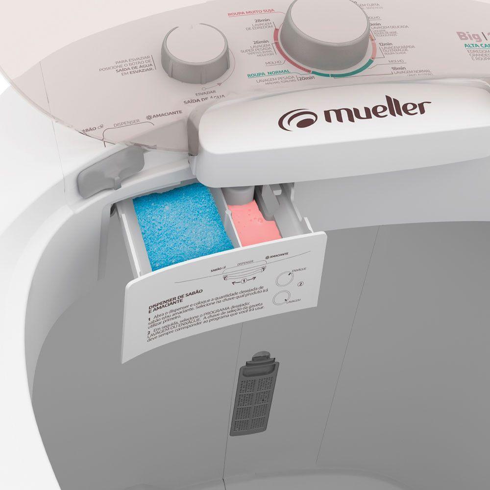 Lavadora De Roupas 14 Kg Big 60.0058 Mueller Branco 110V - 4