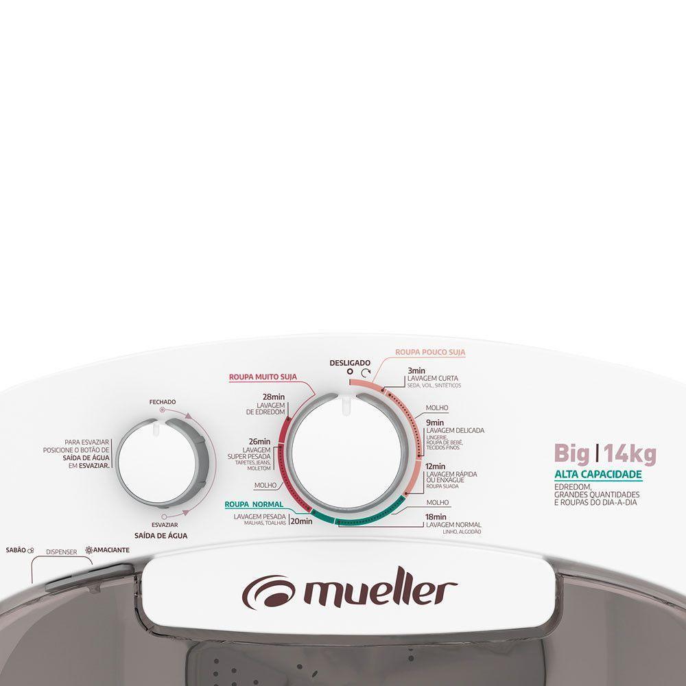 Lavadora De Roupas 14 Kg Big 60.0058 Mueller Branco 110V - 5