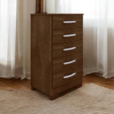 Cômoda 05 Gavetas Espaçosa Pétala Malbec