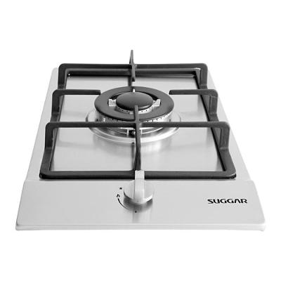 Cooktop a Gás Suggar FG1002IX 1 Boca Mesa Inox Tripla Chama Trempe Ferro Fundido Bivolt