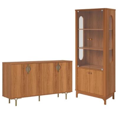 Conjunto Cristaleira + Buffet Beirute Jequitiba