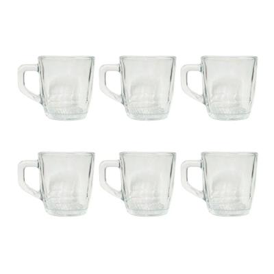 Jogo De Xícaras Café De Vidro 90ml Stanley Coffe 6 Peças