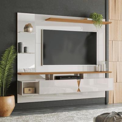 Painel Tv Vilnius Off White New-damasco