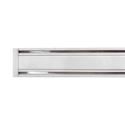 Trilho Magnético De Sobrepor Nordecor Magnetic Track Kay 6715 Com 2 Metros Branco