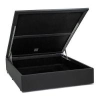 Cama Box Baú Casal Sintético Cinza 138x188 Rr Colchões - 3