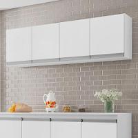 Armario Aereo Texas 4pts 1,50m Branco - 1