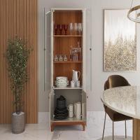 Cristaleira Nova Delhi Off White New-jequitiba - 5