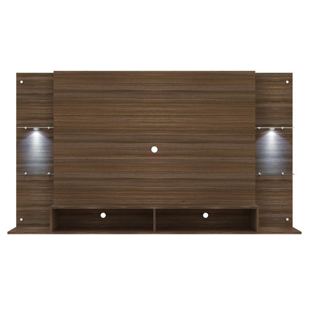 Painel Tv 60" Com 2 Leds Vegas Multimóveis V3394 Madeirado Madeirado - 3