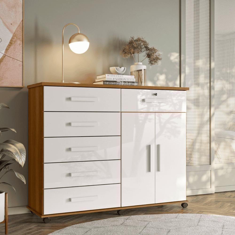 Comoda Multiuso Bruxelas Freijo-off White - 1