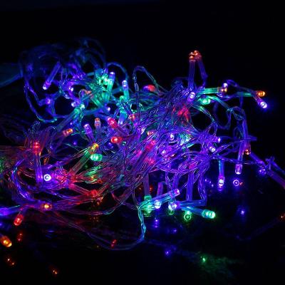 Pisca De Led Cascata 200l 5m X 70cm 8 Modos Tomada Natal Ano Novo Festas Cores Amarelo