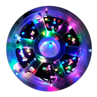 Cordão Pisca Natal 200 Lampadas Led 8 Funções Rolo 50m 110v Colorido