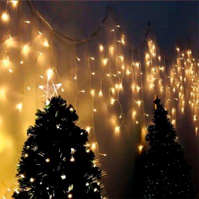 10 Metros Cascata Com 400 Lampadas Led Pisca Natal Led Branco Quente
